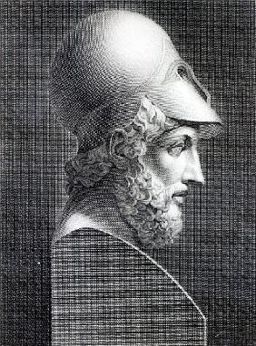 Bust of Pericles; engraved by Giuseppe Cozzi
