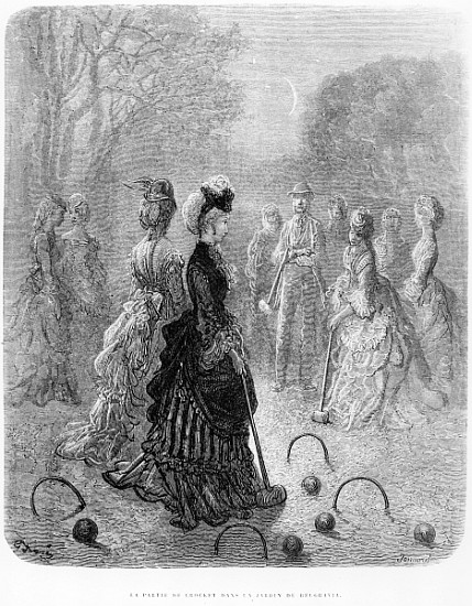 A Game of Croquet, from the ''London at Play'' chapter of ''London, a Pilgrimage'', written by Willi od (after) Gustave Dore