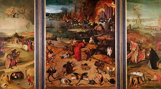 Triptych of the Temptation of St. Anthony od Hieronymus Bosch