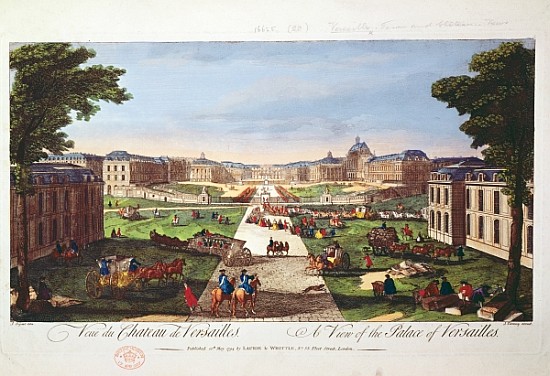 View of the Palace of Versailles od (after) Jacques Rigaud