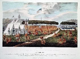 View of the Great Treaty Held at Prairie du Chien, Wisconsin, September 1825, from ''The Aboriginal 