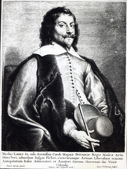 Nicholas Lanier; engraved by Lucas Vostermans od (after) Jan the Elder Lievens