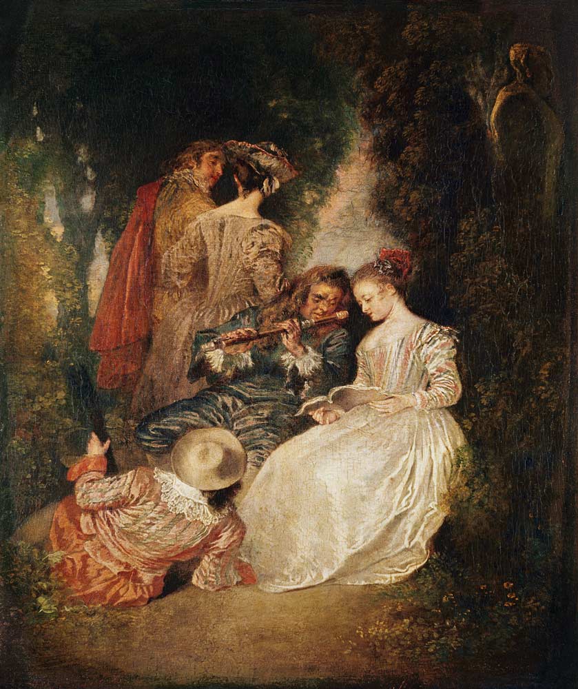 Perfect Harmony od (after) Jean Antoine Watteau