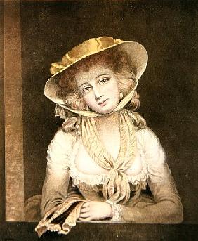 Portrait of Sophia Western; engraved by J.R. Smith