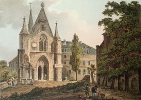 The College de Navarre in Paris; engraved by I. Hill