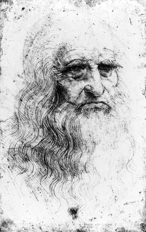 Self portrait od (after) Leonardo da Vinci