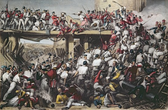 Storming of Delhi; engraved by T.H. Sherratt, publishedthe London Printing and Publishing Company, A od (after) Matthew Matt Somerville Morgan