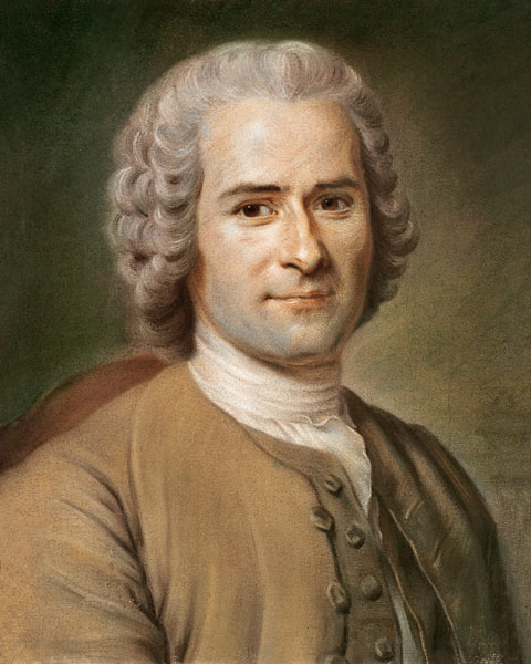 Jean-Jacques Rousseau (1712-78) after 1753 od (after) Maurice Quentin de la Tour