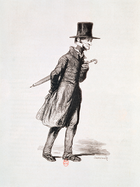 The Employee, from ''Les Francais peints par eux-memes''; engraved by Guillaumot, Paris, c.1850 od (after) Paul Gavarni