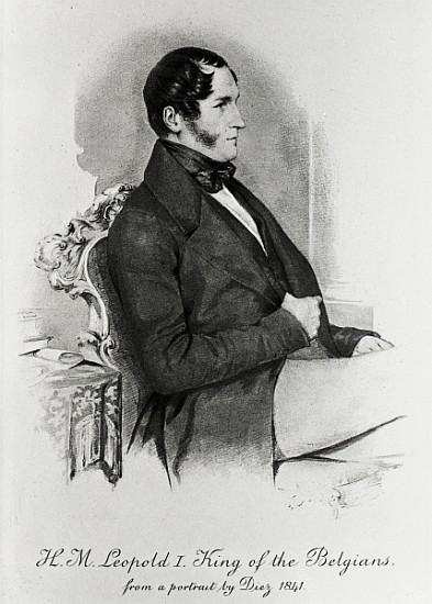 Leopold I, King of the Belgians, after a portrait of 1840 od (after) Samuel Diez