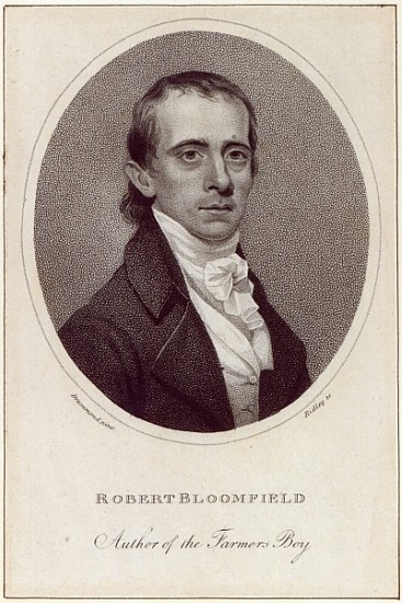 Robert Bloomfield; engraved by William Ridley, published in the ''Monthly Mirror'' od (after) Samuel Drummond