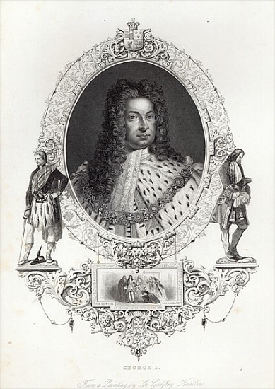 George I od (after) Sir Godfrey Kneller
