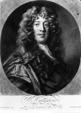 William Wycherley; engraved by John Smith