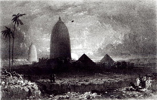 Jagannath Temple; engraved A. Picken od (after) Thomas Bacon