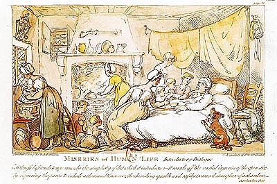 Miseries of Human Life: Introductory Dialogue, published R. Ackermann od (after) Thomas Rowlandson