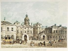 A view of the Horse Guards from Whitehall ; engraved by J.C Sadler