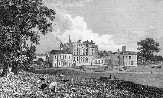 View of Chevening Place; engraved by S. Lacy od (after) Thomas Mann Baynes
