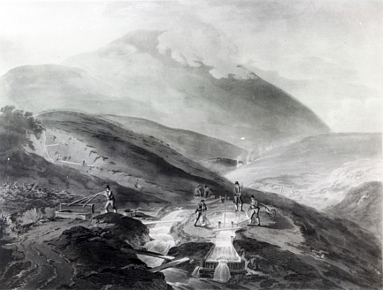 Gold Mines, County of Wicklow; engraved by John Bluck od (after) Thomas Sautelle Roberts