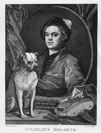 Self Portrait; engraved by T. Cook od (after) William Hogarth