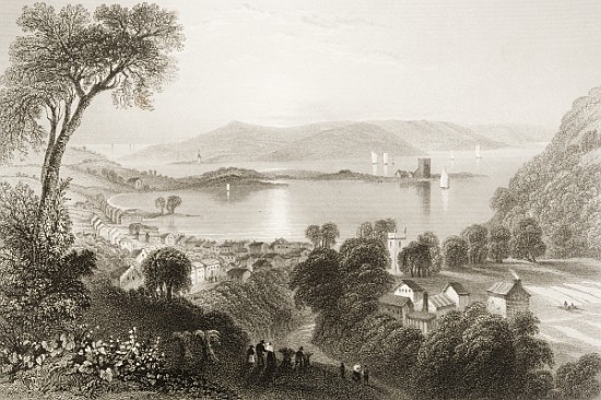 Larne, County Antrim, Northern Ireland, from ''Scenery and Antiquities of Ireland'' od (after) William Henry Bartlett