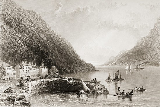 Rosstrevor Pier, County Down, from ''Scenery and Antiquities of Ireland'' od (after) William Henry Bartlett