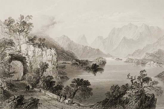 The Upper Lake at Killarney, County Killarney, Ireland, from ''Scenery and Antiquities of Ireland'' od (after) William Henry Bartlett