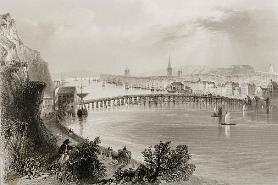 Waterford, Ireland, from ''Scenery and Antiquities of Ireland'' od (after) William Henry Bartlett
