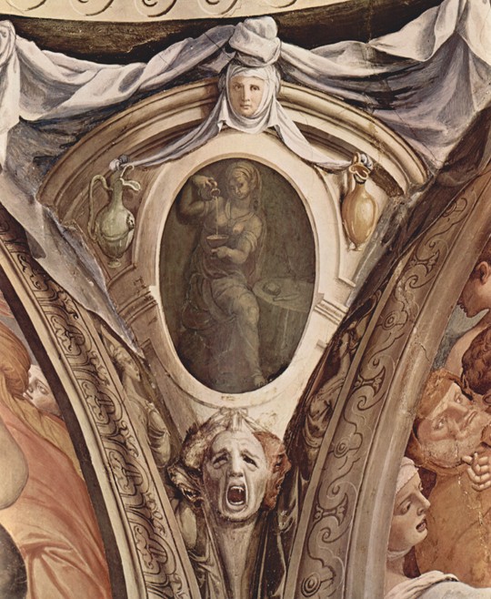 Allegories Of The Cardinal Virtues. Frescoes In The Chapel Of Eleonora Da Toledo od Agnolo Bronzino