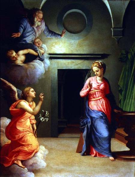 The Annunciation od Agnolo Bronzino