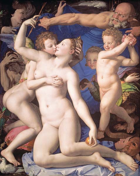 An Allegory with Venus and Cupid od Agnolo Bronzino