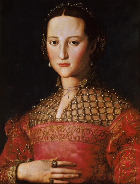 Eleonora da Toledo (1519-74) od Agnolo Bronzino