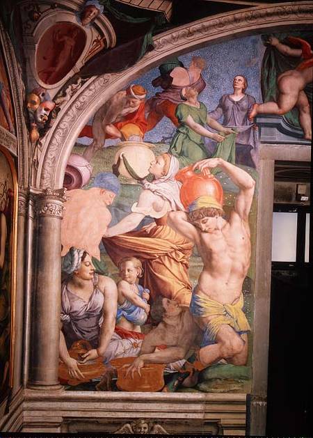 The Fall of Manna, from the Capella di Eleonora od Agnolo Bronzino