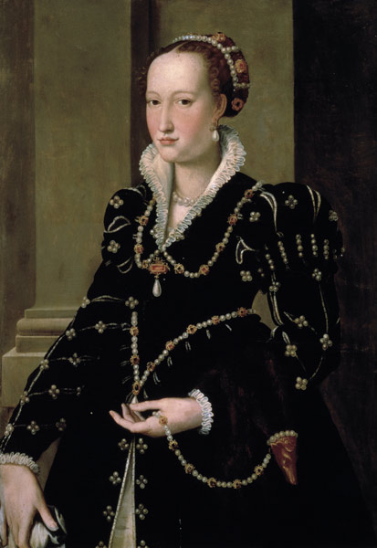 Portrait of Laudomia de Medici od Agnolo Bronzino