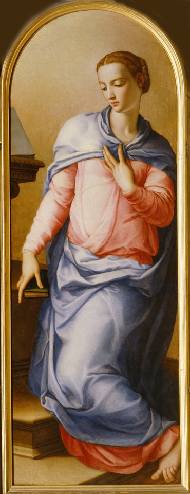 Virgin Annunciate od Agnolo Bronzino