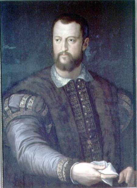 Portrait of Cosimo I de' Medici (1519-74) od Agnolo Bronzino