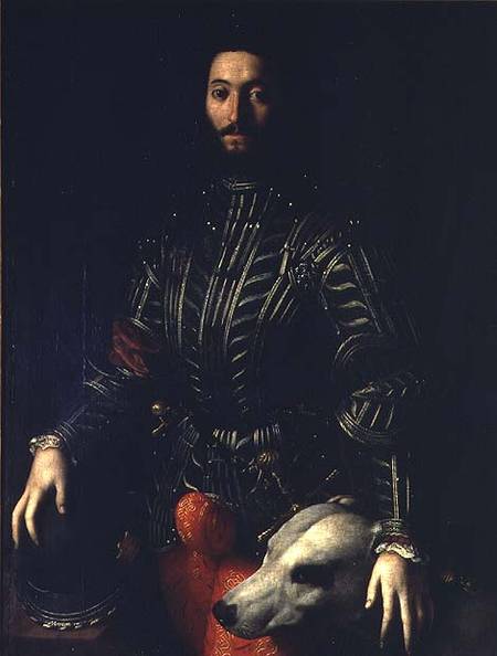 Portrait of Guidubaldo della Rovere, Duke of Urbino od Agnolo Bronzino