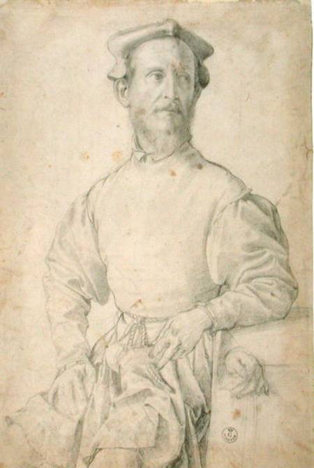 Portrait of Jacopo Pontormo (1497-1557) od Agnolo Bronzino