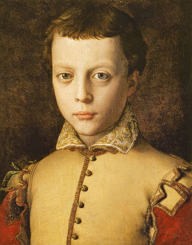 Portrait of Ferdinando de' Medici (1549-1609) (Ferdinand I, Grand Duke of Tuscany) od Agnolo Bronzino