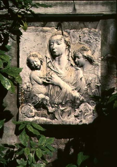 Madonna and Child, gesso cast from the altarpiece od Agostino  di Duccio