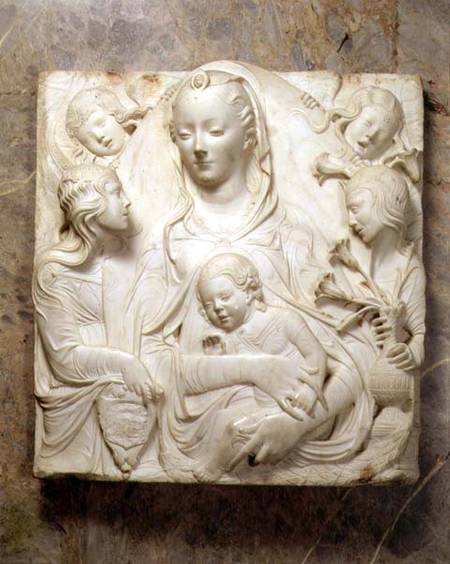 Madonna and Child with Four Angels od Agostino di Duccio