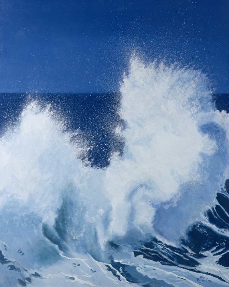 Two Little Waves Breaking od Alan  Byrne