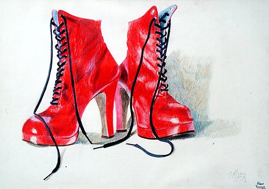 Red Boots od Alan  Byrne