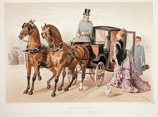 English Horses od Albert Adam