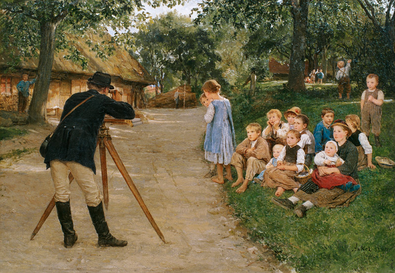The Surveyor od Albert Anker