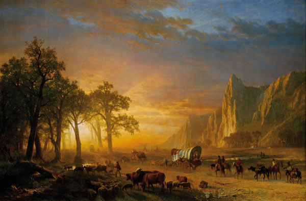 Emigrants Crossing the Plains od Albert Bierstadt