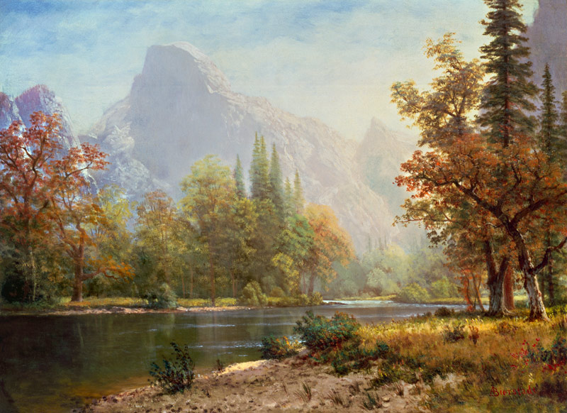 Half Dome, Yosemite od Albert Bierstadt