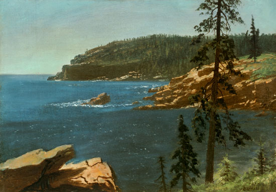 California Coast od Albert Bierstadt
