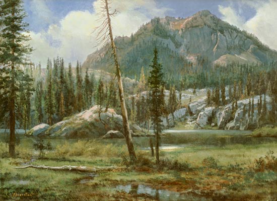 Sierra Nevada Mountains od Albert Bierstadt