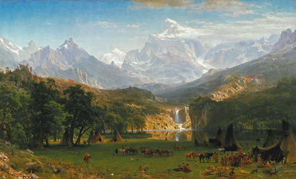 The Rocky Mountains, Lander's Peak od Albert Bierstadt