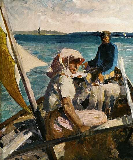 On the sea od Albert Edelfelt